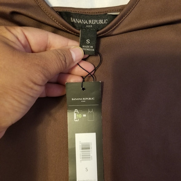NWT Banana Republic Tank Top Color Brown Size Small - Picture 4 of 5